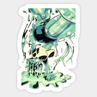 Slime girl Sticker